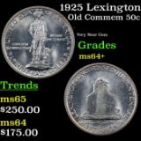 1925 Lexington Old Commem Half Dollar 50c Grades Choice+ Unc