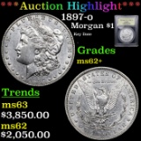 ***Auction Highlight*** 1897-o Morgan Dollar $1 Graded Select Unc By USCG (fc)