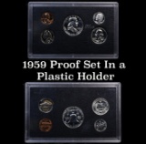 1959 Proof Set In a Plastic Holder