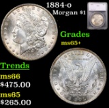 1884-o Morgan Dollar $1 Graded ms65+ By SEGS