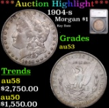 ***Auction Highlight*** 1904-s Morgan Dollar $1 Graded au53 By SEGS (fc)