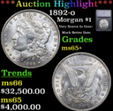 ***Auction Highlight*** 1892-o Morgan Dollar $1 Graded ms65+ By SEGS (fc)