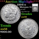 ***Auction Highlight*** 1894-o Morgan Dollar $1 Graded au58 By SEGS (fc)