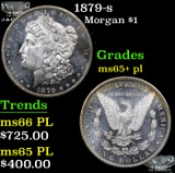 1879-s Morgan Dollar $1 Grades GEM+ PL