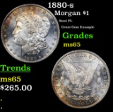 1880-s Morgan Dollar $1 Grades GEM Unc