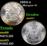 1884-o Morgan Dollar $1 Grades GEM+ Unc