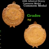 1898 Admiral Dewey Commem Medal Grades NG