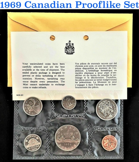 1969 Canadian Prooflike Set