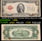1928G $2 Red Seal United States Note Fr-1508 Grades vf+