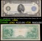 1914 $5 Large Size Blue Seal Federal Reserve Note, Boston, MA 1-A Grades vf+