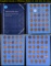 Complete Lincoln 1c Whitman folder #2, 1941-1975, 83 coins.