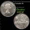 1953 Canada Silver $1 Elizabeth II KM-54 Grades Select Unc PL