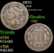 1872 Three Cent Copper Nickel 3cn Grades vf++