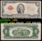 1928G $2 Red Seal United States Note Fr-1508 Grades vf+
