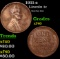 1911-s Lincoln Cent 1c Grades xf