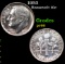 Proof 1953 Roosevelt Dime 10c Grades GEM+ Proof