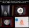 1871-1971 Canada British Columbia Centennial Silver Dollar with Queen Elizabeth II, as at 37 years o