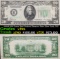 1934A $20 Green Seal Federal Reserve Note (New York, NY) Grades vf+