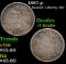 1887-p Seated Liberty Dime 10c Grades vf details