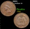 1891 Indian Cent 1c Grades vf++