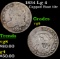 1834 Lg 4 Capped Bust Dime 10c Grades vg, very good
