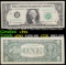 **Star Note** 1963B $1 'Barr Note' Federal Reserve Note Grades vf++