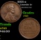 1921-s Lincoln Cent 1c Grades vf+