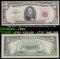 **Star Note** 1963 $5 Red Seal United States Note Fr-1536* Grades vf+
