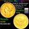 ***Auction Highlight*** 1846-d Gold Liberty Quarter Eagle Dahlonega  $2 1/2 Graded au58 By SEGS (fc)