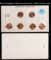 Near Complete 1982 Lincoln Cent 7-Coin Variety Set. Missing only 1982-p Small Date for a total of 6