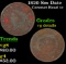 1820 Sm Date Coronet Head Large Cent 1c Grades vg details
