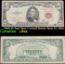 1963 $5 Red Seal United States Note Fr-1536 Grades vf+