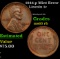 1944-p Lincoln Cent Mint Error 1c Grades Select Unc RB