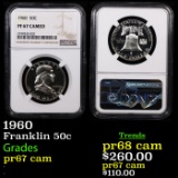 Proof PCGS 1955 Franklin Half Dollar 50c Graded pr66 cam By PCGS