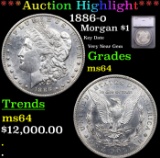 ***Auction Highlight*** 1886-o Morgan Dollar $1 Graded ms64 By SEGS (fc)