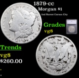 1879-cc Morgan Dollar $1 Graded vg8 By SEGS