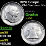1926 Sesqui Old Commem Half Dollar 50c Grades Choice AU/BU Slider