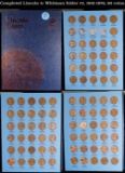 Completed Lincoln 1c Whitman folder #2, 1941-1976, 90 coins.