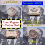 ***Auction Highlight*** Old Casino 50c Roll $10 Halves Las Vegas Casino Stardust P Barber & 1941 Wal