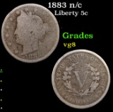 1883 n/c Liberty Nickel 5c Grades vg, very good