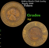 1948-p Stork Club Lucky Penny 1949 Grades