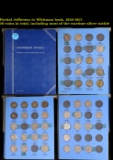 Partial Jefferson 5c Whitman book, 1938-1957. 39 coins in total, including most of the wartime silve