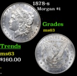 1878-s Morgan Dollar $1 Grades Select Unc