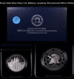Proof 2002 West Point U.S. Military Academy Bicentennial Silver Dollar