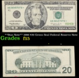 **Star Note** 1996 $20 Green Seal Federal Reserve Note Grades f+