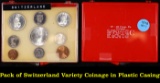 Pack of Switzerland Variety Coinage in Plastic Casing Grades ng