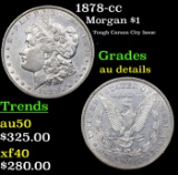 1878-cc Morgan Dollar $1 Grades AU Details