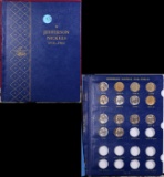 Partial Jefferson 5c Whitman book, 1939-1964. 60 coins in total.