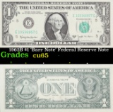 1963B $1 'Barr Note' Federal Reserve Note Grades Gem CU
