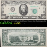 **Star Note** 1977 $20 Green Seal Federal Reserve Note (Philadelphia, PA) Grades Choice AU/BU Slider